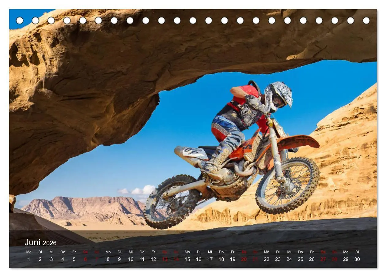 Bild: 9783457833476 | Motocross - Adrenalin pur (Tischkalender 2026 DIN A5 quer),...