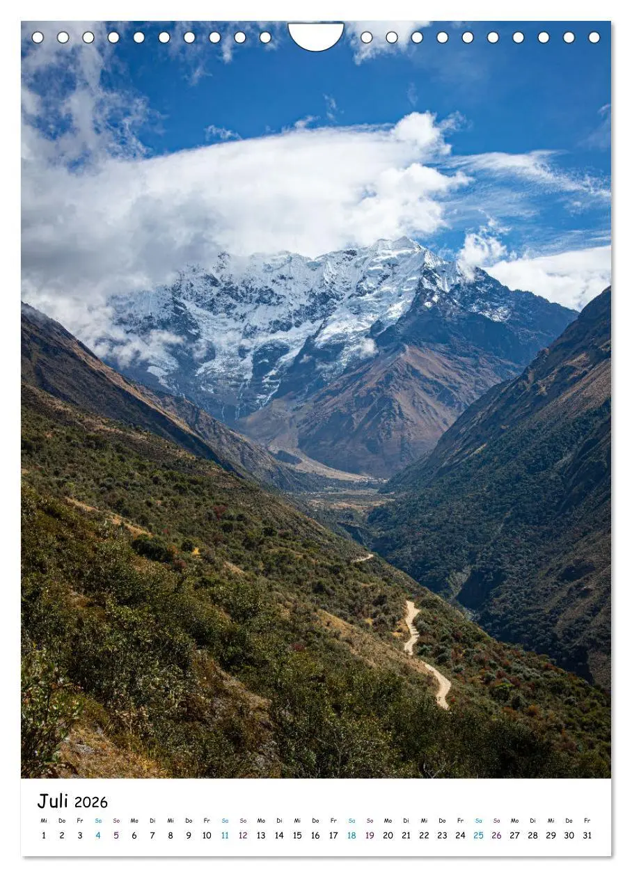 Bild: 9783516303476 | Peru in Südamerika (Wandkalender 2026 DIN A4 hoch), CALVENDO...