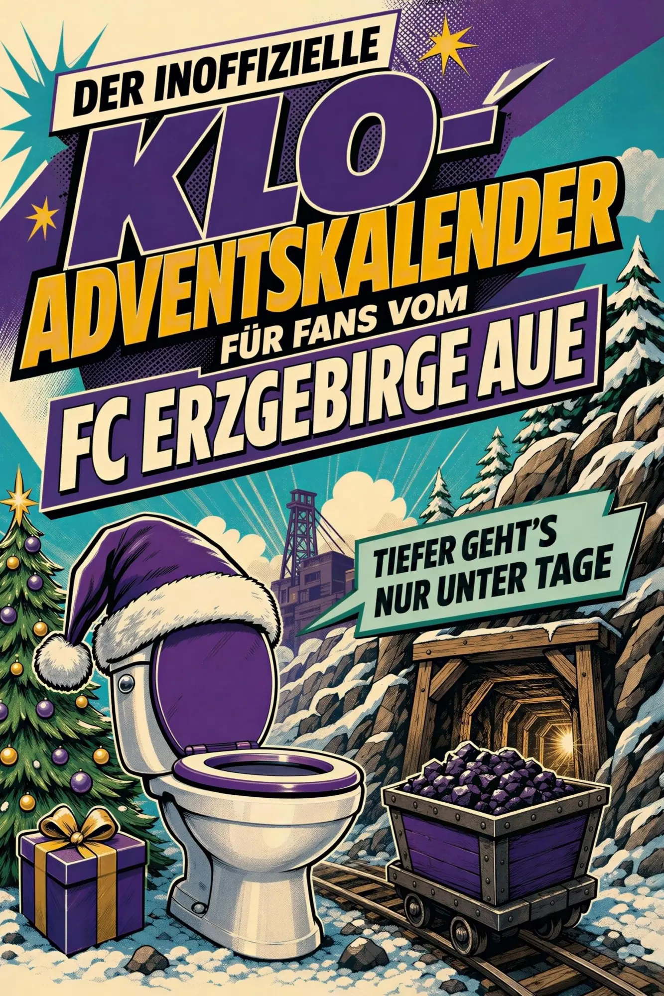 Cover: 9783696113476 | Der inoffizielle Klo-Adventskalender für Fans vom FC Erzgebirge Aue