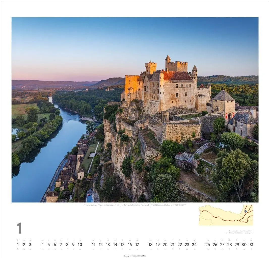 Bild: 9783839903476 | Auf dem Jakobsweg Kalender 2027 - El Camino | Kalender | Spiralbindung