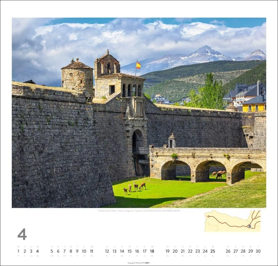 Bild: 9783839903476 | Auf dem Jakobsweg Kalender 2027 - El Camino | Kalender | Spiralbindung