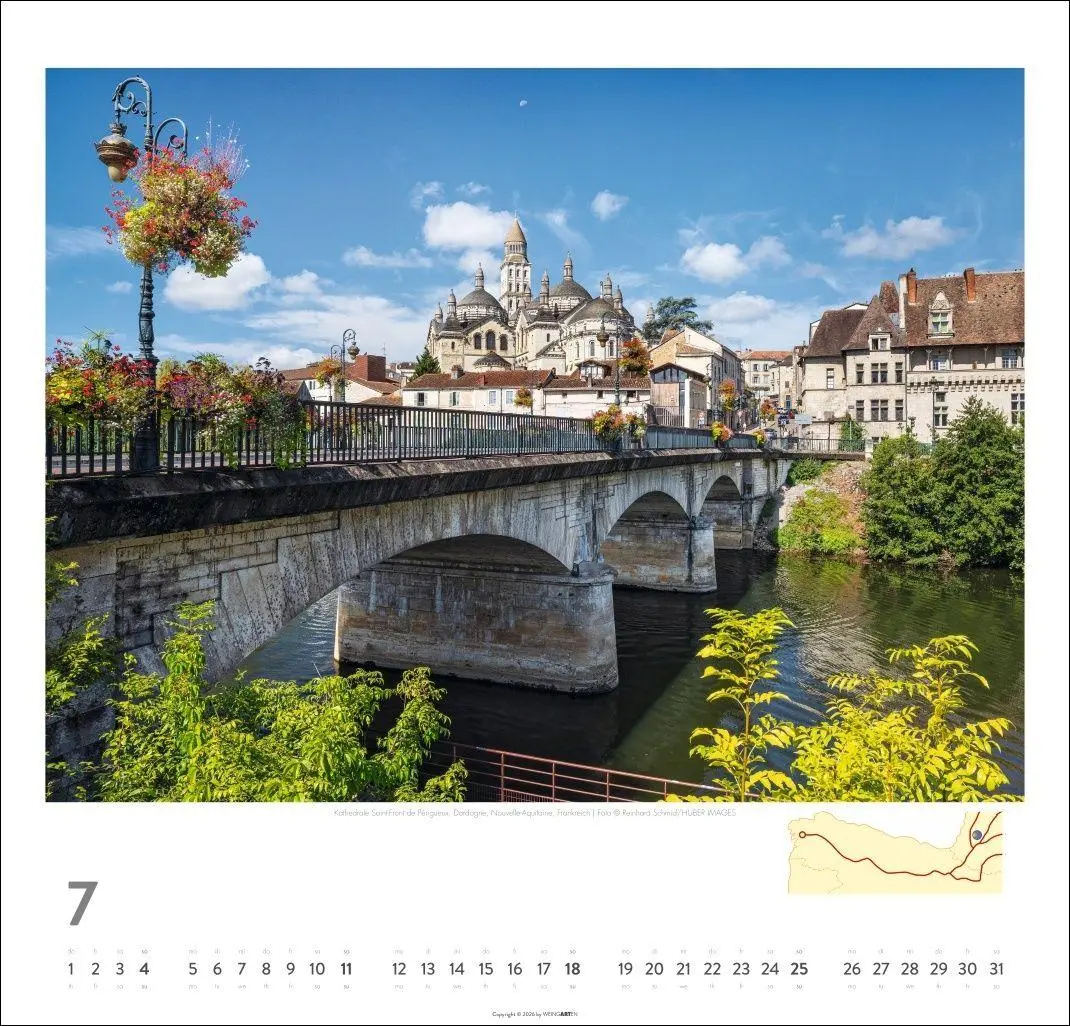 Bild: 9783839903476 | Auf dem Jakobsweg Kalender 2027 - El Camino | Kalender | Spiralbindung