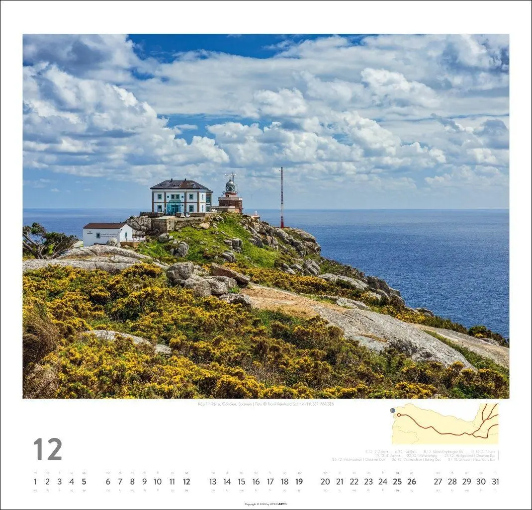 Bild: 9783839903476 | Auf dem Jakobsweg Kalender 2027 - El Camino | Kalender | Spiralbindung