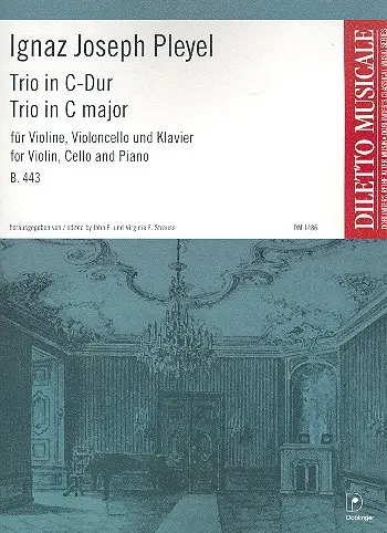 Trio C-Dur B443 für Violine, Violoncello und Klavier Stimmen