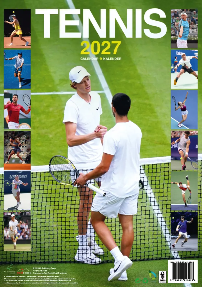Bild: 9798893613476 | Tennis Kalender 2027 | Alexander Zverev (u. a.) | Kalender | 14 S.