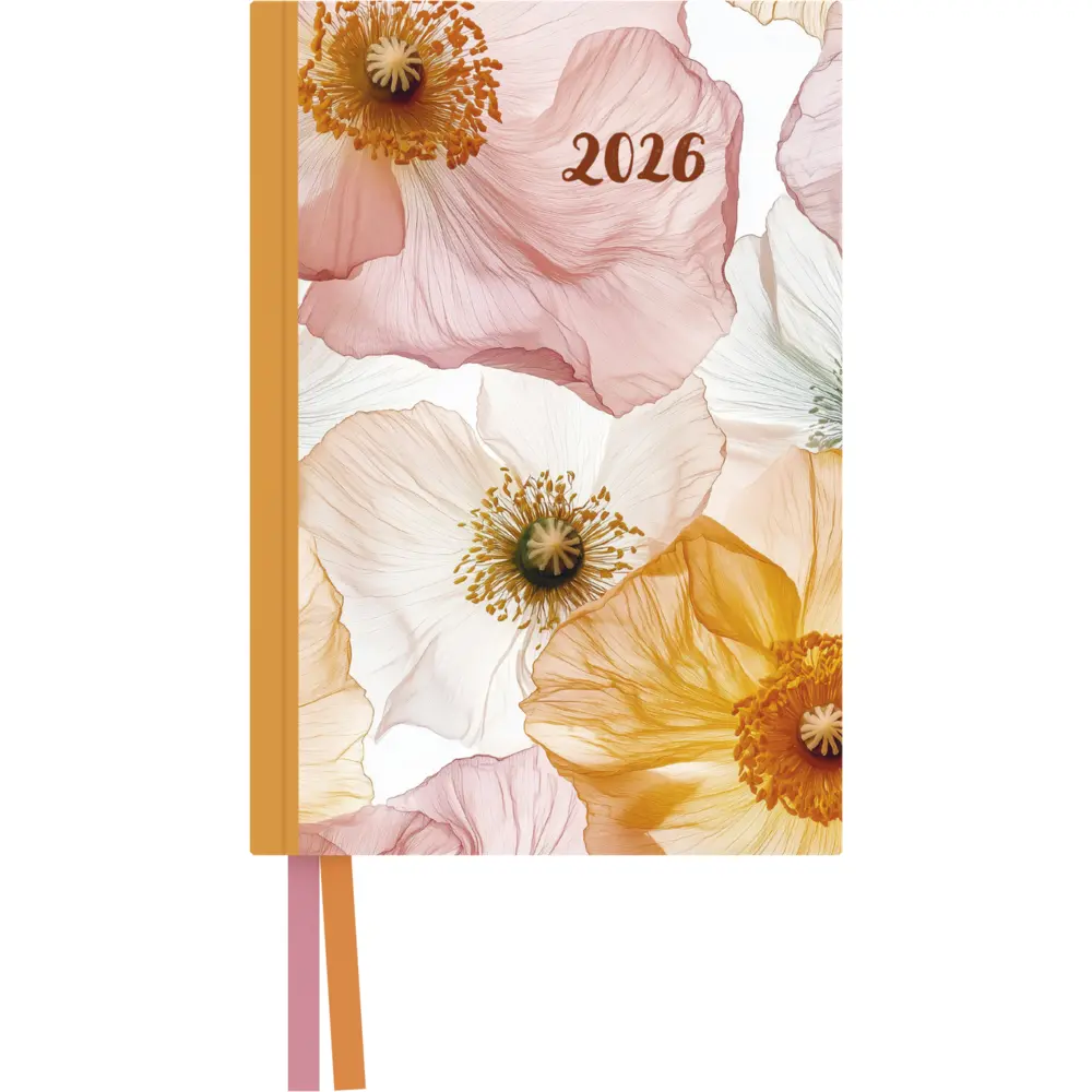 Cover: 4069095003576 | DUMONT - Bright Flowers Taschenkalender 2026 - Terminplaner mit...