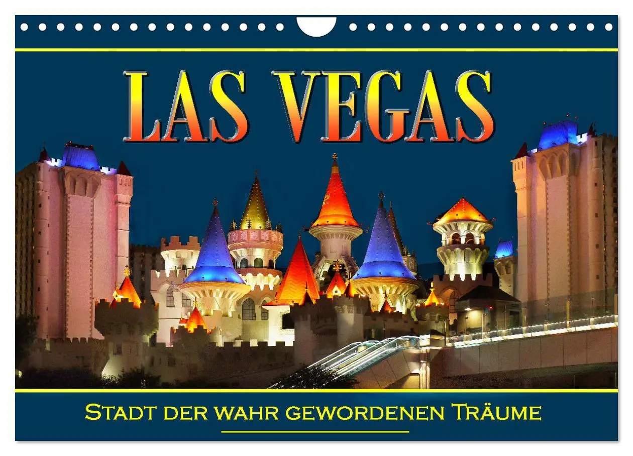 Cover: 9783457373576 | Las Vegas, Stadt der wahr gewordenen Träume (Wandkalender 2026 DIN...