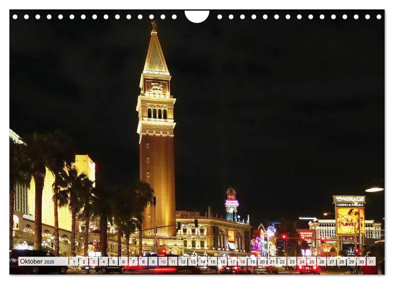 Bild: 9783457373576 | Las Vegas, Stadt der wahr gewordenen Träume (Wandkalender 2026 DIN...
