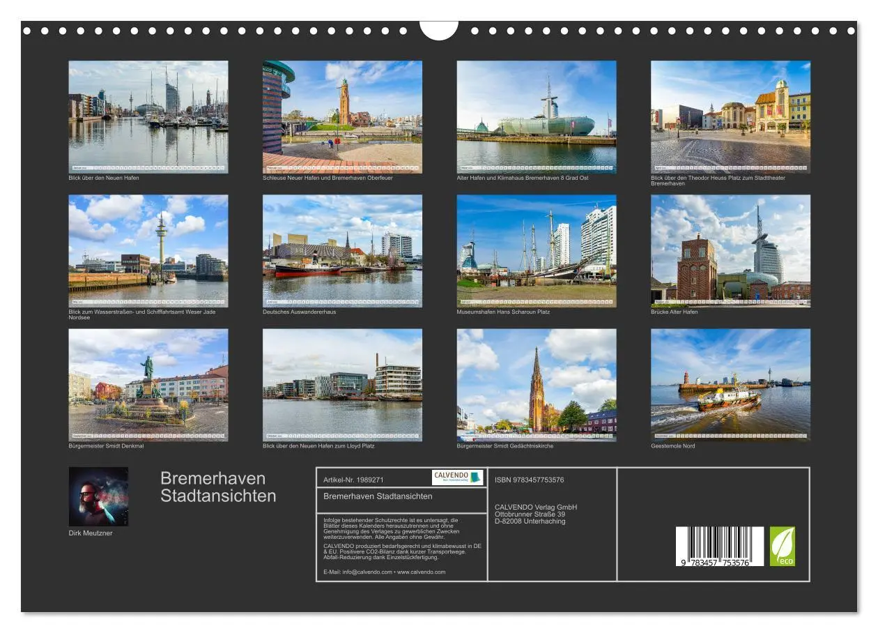 Bild: 9783457753576 | Bremerhaven Stadtansichten (Wandkalender 2026 DIN A3 quer),...