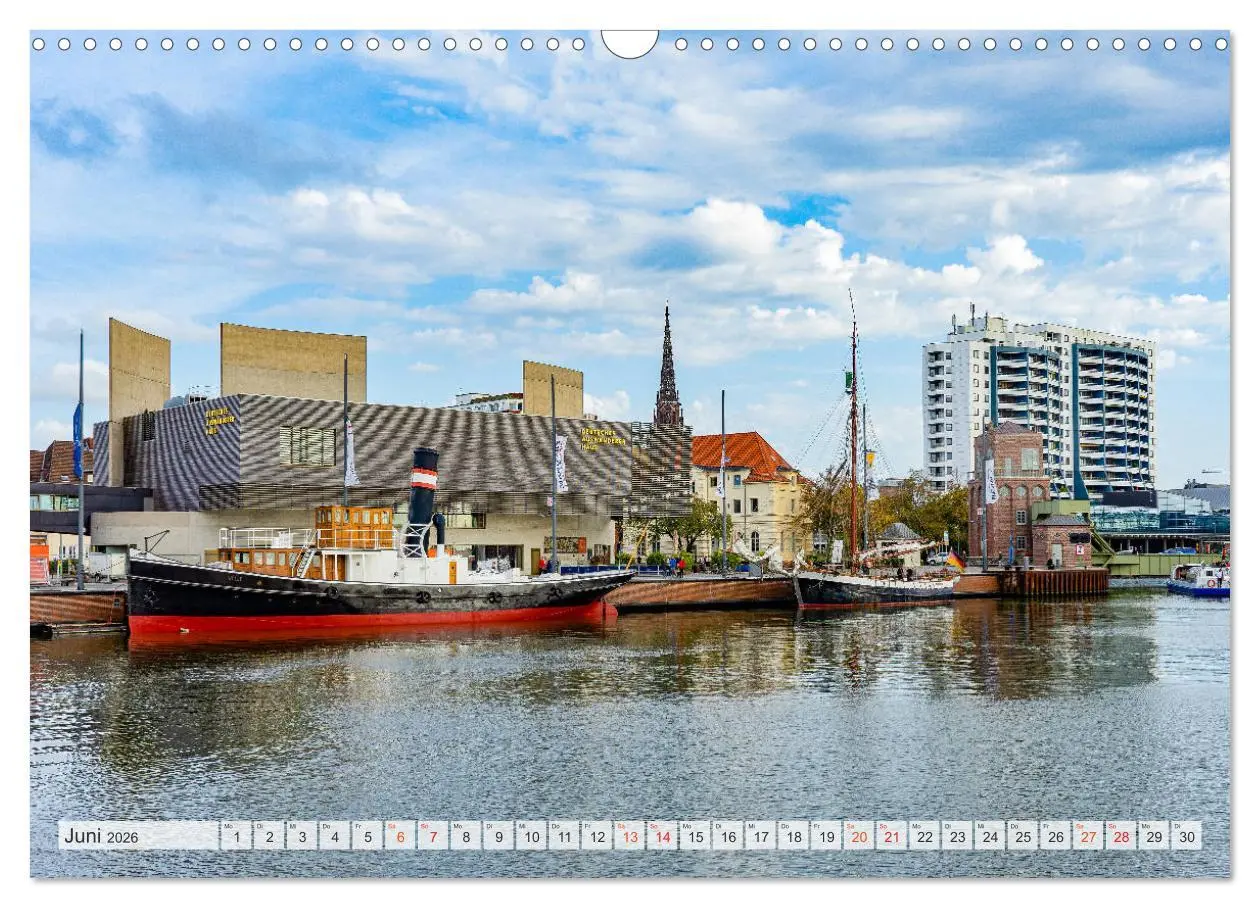 Bild: 9783457753576 | Bremerhaven Stadtansichten (Wandkalender 2026 DIN A3 quer),...