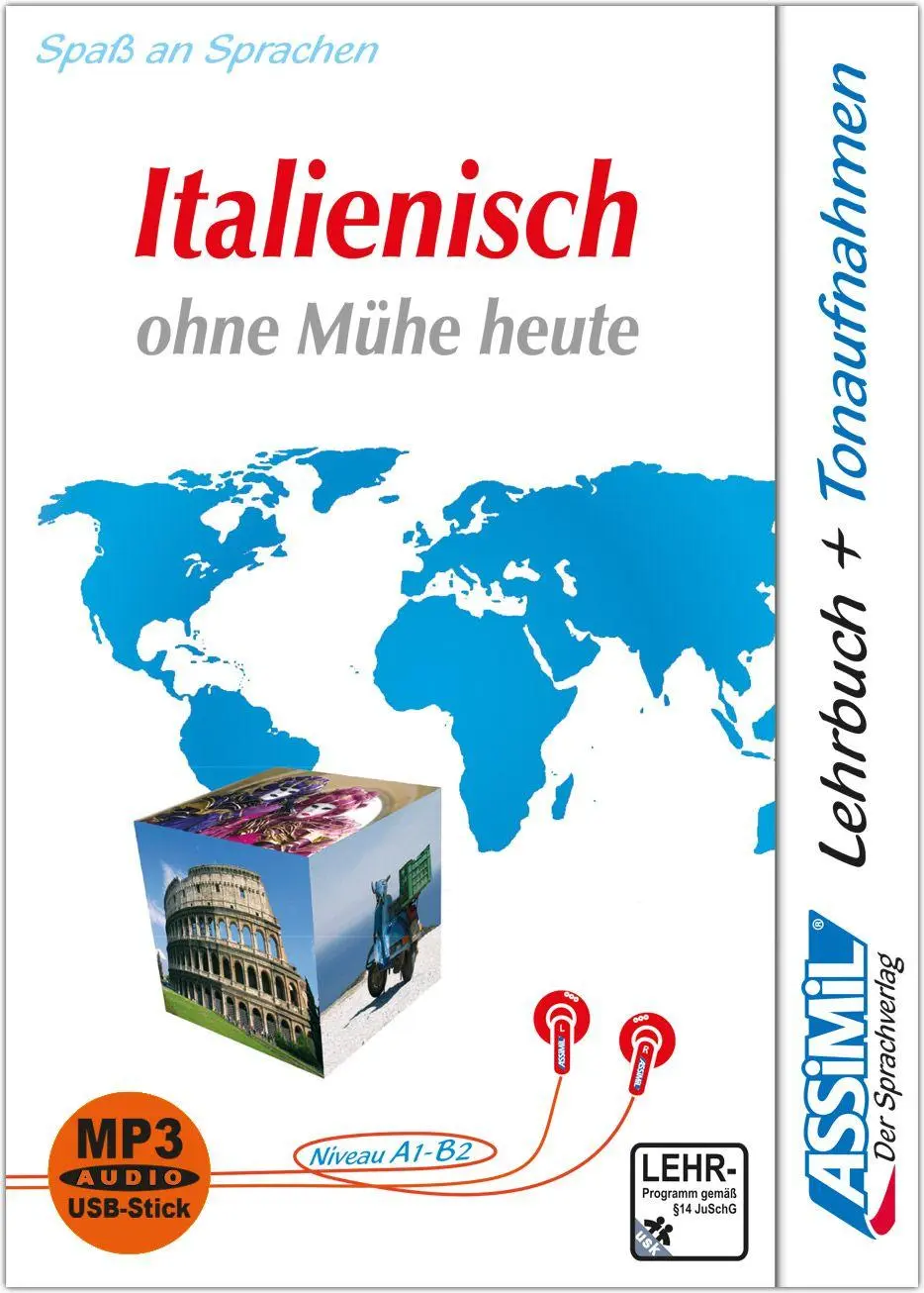 Cover: 9783896253576 | ASSiMiL Italienisch ohne Mühe heute - MP3-Sprachkurs mit USB-Stick...
