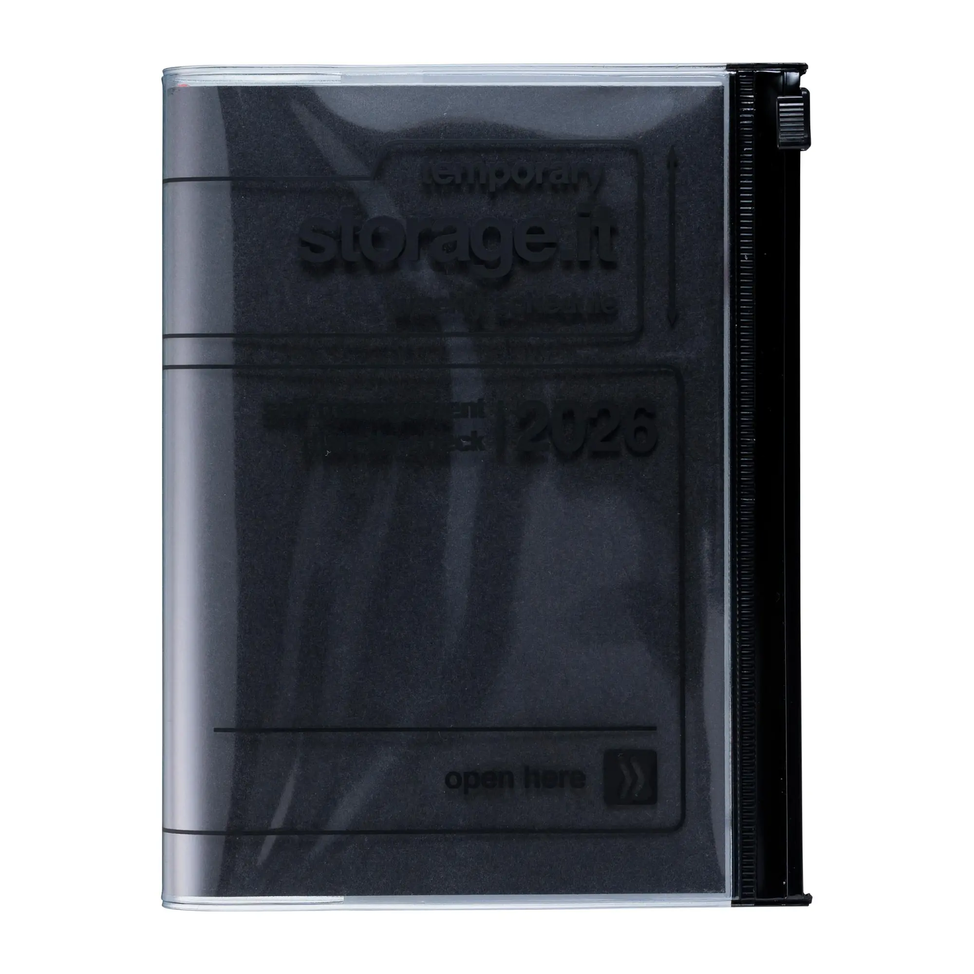 Cover: 4550045143676 | MARK'S 2025/26 Taschenkalender, A6 Storage.it // Black | MARK'S Inc.