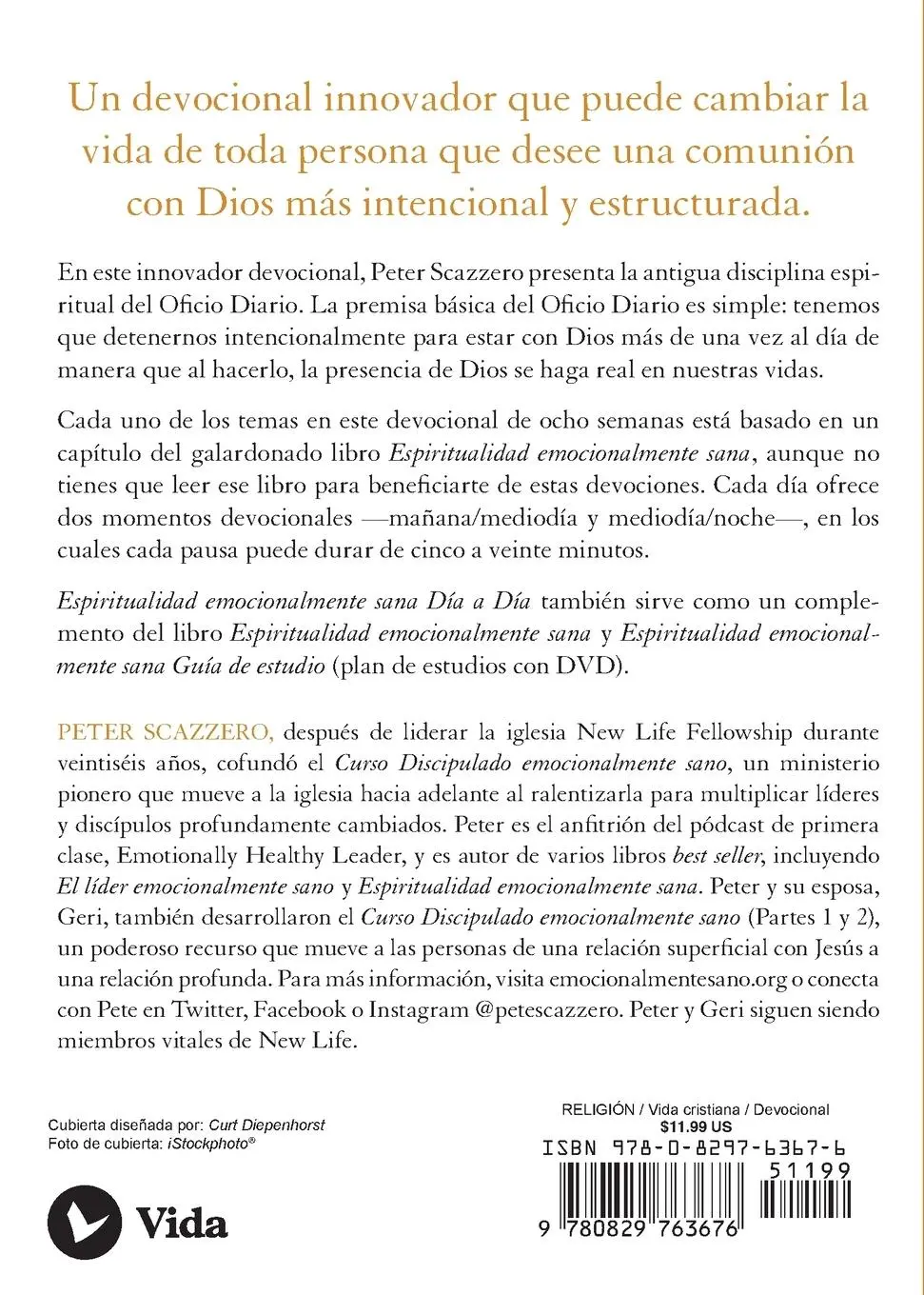 Rückseite: 9780829763676 | Espiritualidad emocionalmente sana - Día a día | Peter Scazzero | Buch