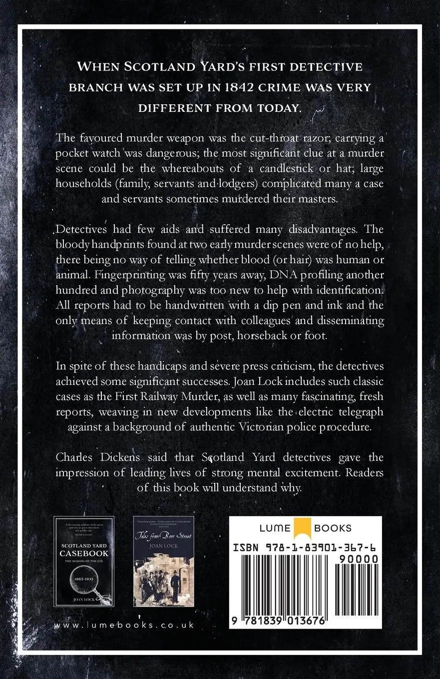 Rückseite: 9781839013676 | Scotland Yard's First Cases | Joan Lock | Taschenbuch | Englisch