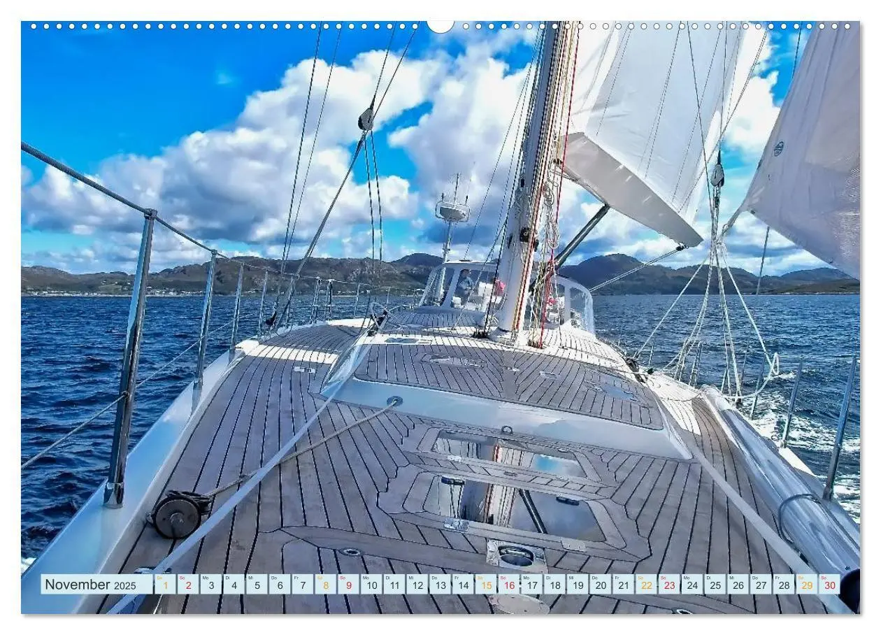 Bild: 9783435583676 | Segeln - Freiheit und Abenteuer (Wandkalender 2025 DIN A2 quer),...