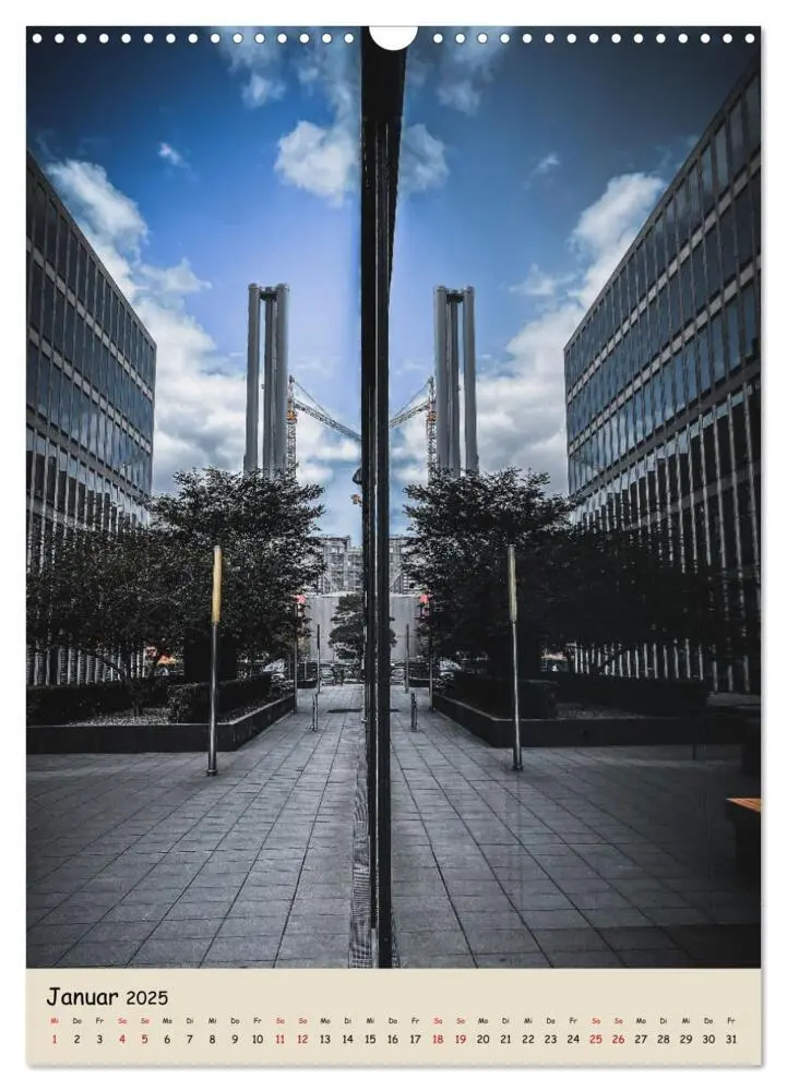 Bild: 9783435893676 | Hamburg Spiegelungen 2025 (Wandkalender 2025 DIN A3 hoch), CALVENDO...