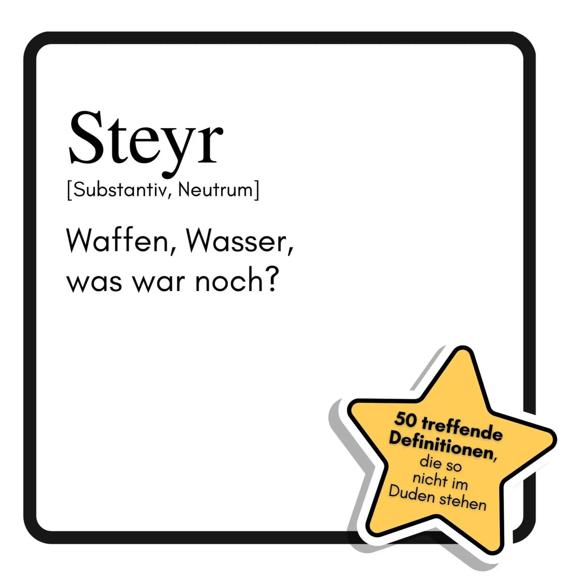 Cover: 9783695343676 | Steyr | Waffen, Wasser, was war noch? | Elias Schäfer | Taschenbuch