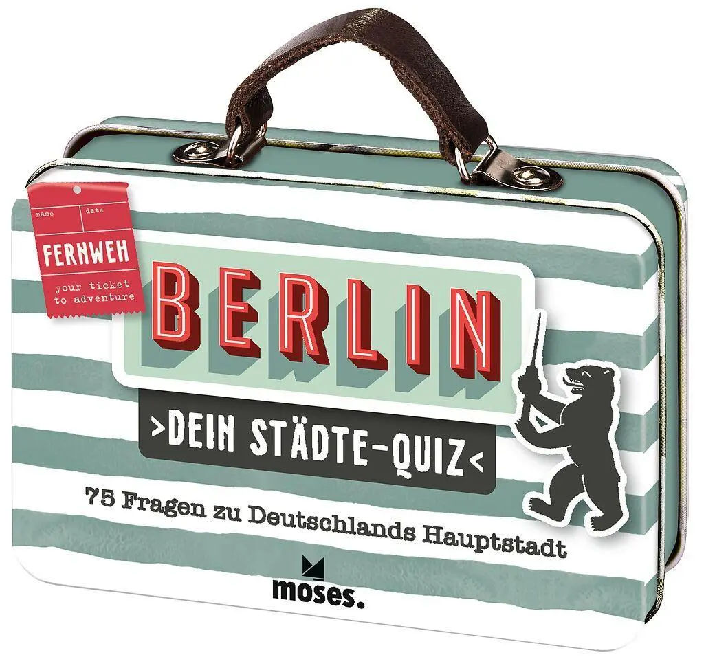 Cover: 9783964553676 | Dein Städte-Quiz Berlin | 75 Fragen zu Deutschlands Hauptstadt | Vogel