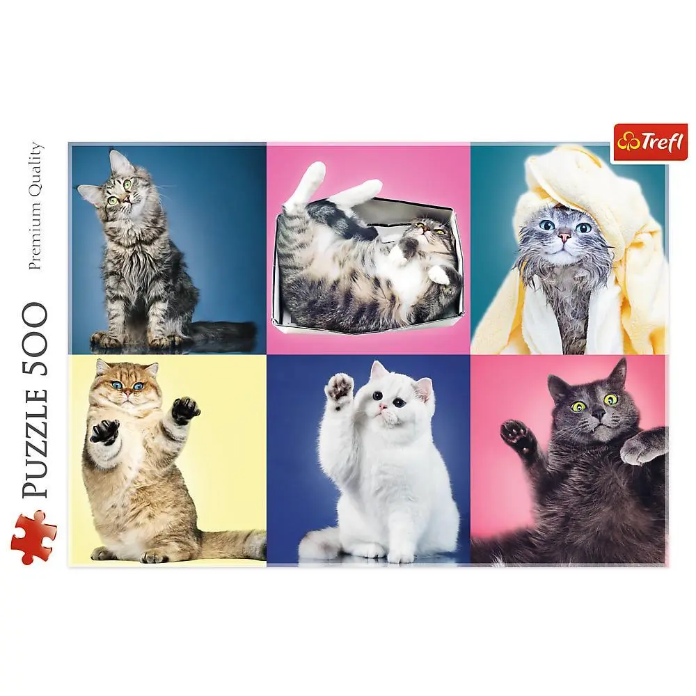 Bild: 5900511373776 | Puzzles - "500" - Katzen | Spiel | Deutsch | 2020 | Trefl SA