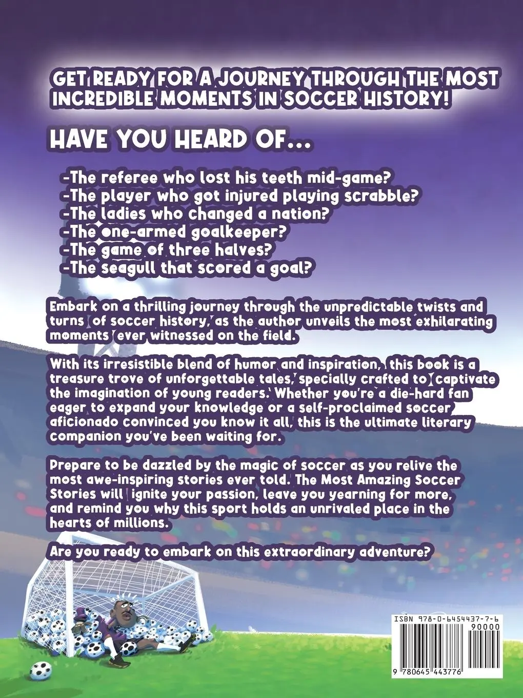 Rückseite: 9780645443776 | The Most Amazing Soccer Stories Of All Time - For Kids! | Langdon