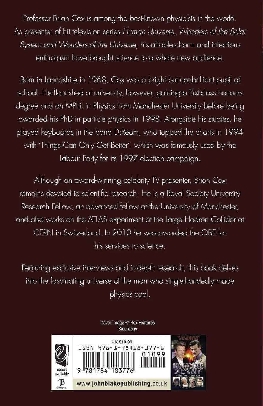 Rückseite: 9781784183776 | Brian Cox - The Unauthorised Biography of the Man Who Brought...