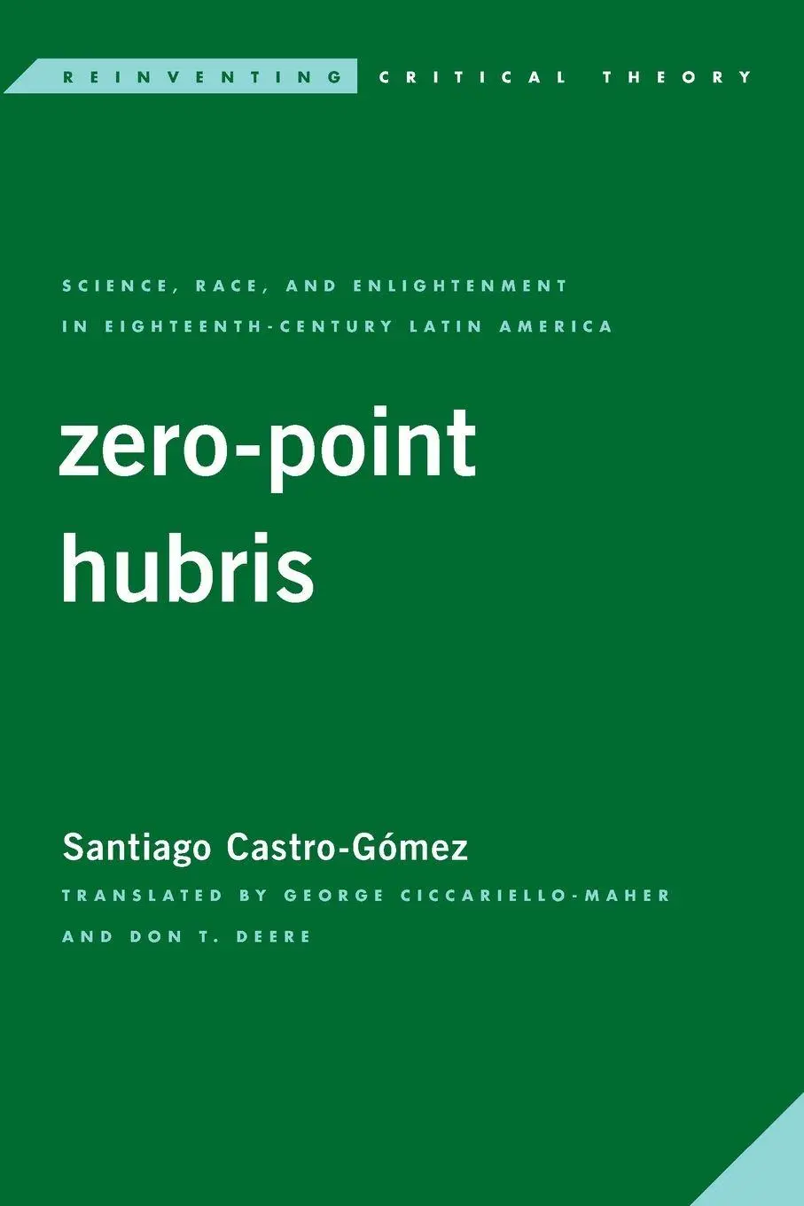 Cover: 9781786613776 | Zero-Point Hubris | Santiago Castro-Gómez | Taschenbuch | Englisch