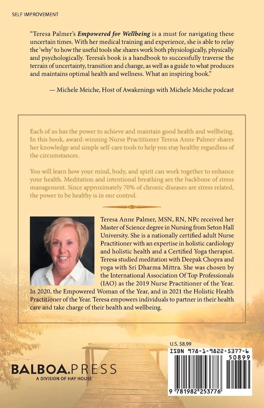 Rückseite: 9781982253776 | Empowered for Wellbeing | Teresa Anne Palmer MSN RN NPc | Taschenbuch