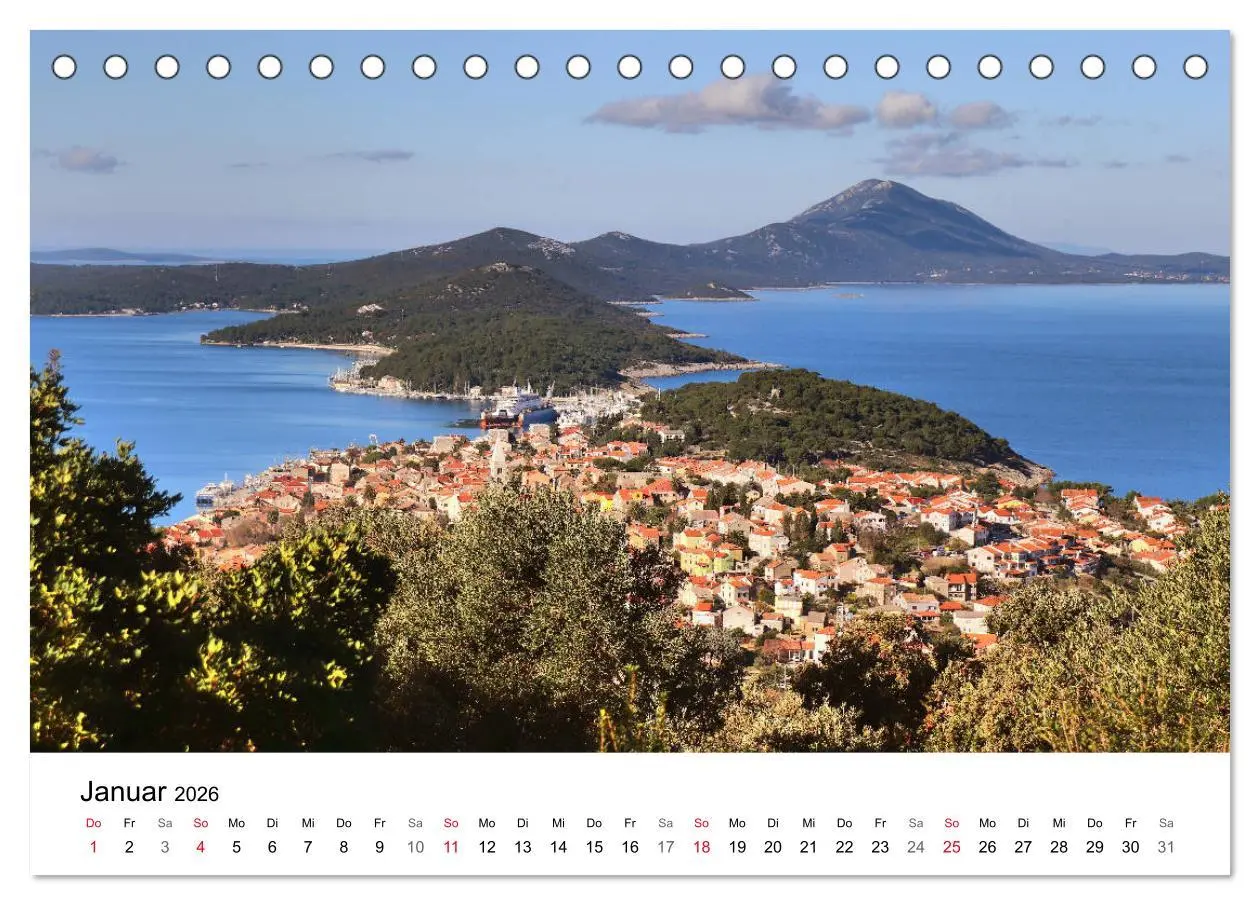 Bild: 9783457733776 | Kroatiens Inselzauber, Losinj (Tischkalender 2026 DIN A5 quer),...
