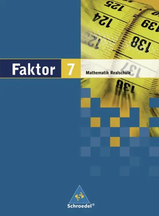 Cover: 9783507843776 | Faktor 7. Mathematik. Schulbuch. Realschule. Niedersachsen, Bremen,...