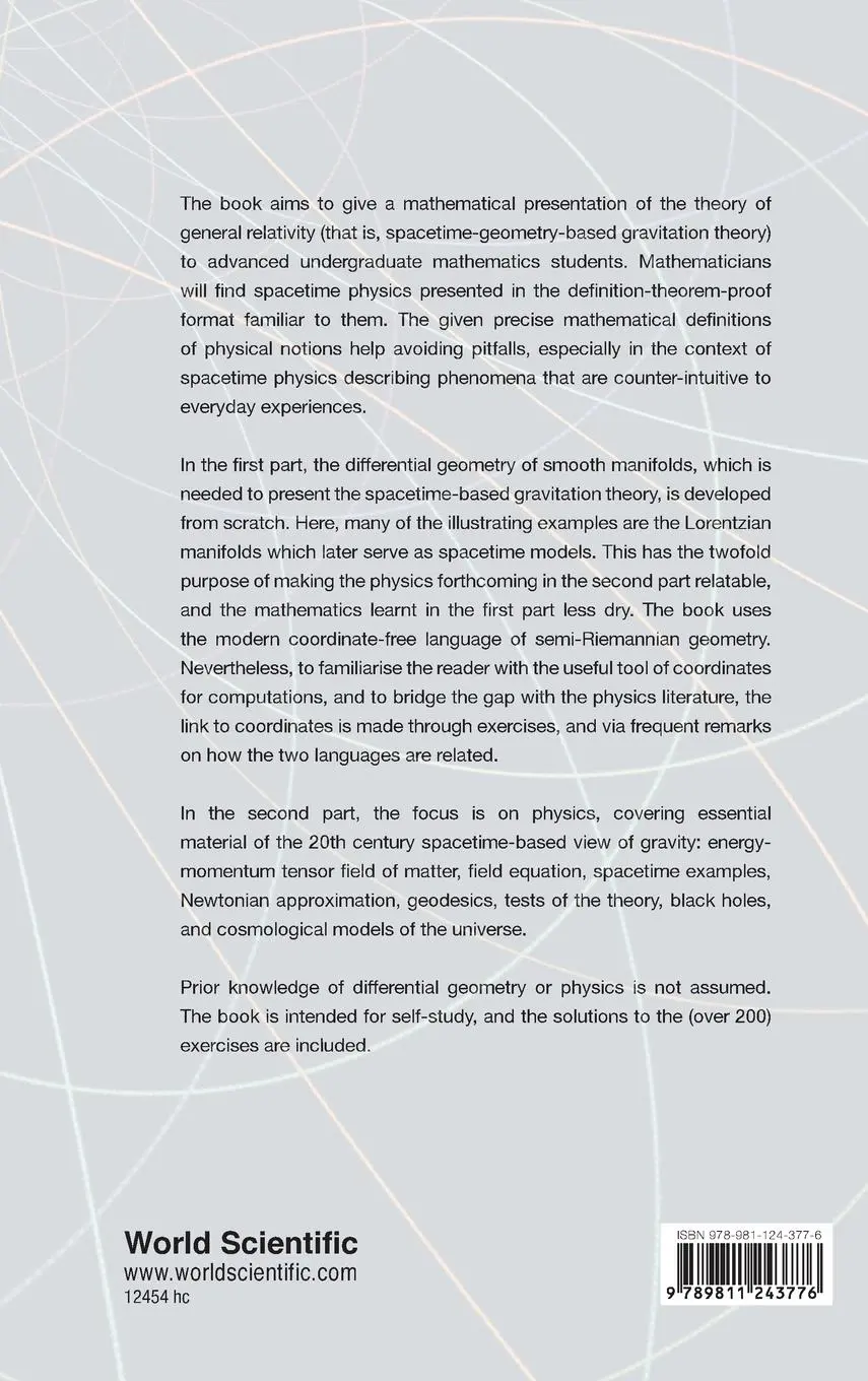 Rückseite: 9789811243776 | MATHEMATICAL INTRODUCTION TO GENERAL RELATIVITY, A | Amol Sasane
