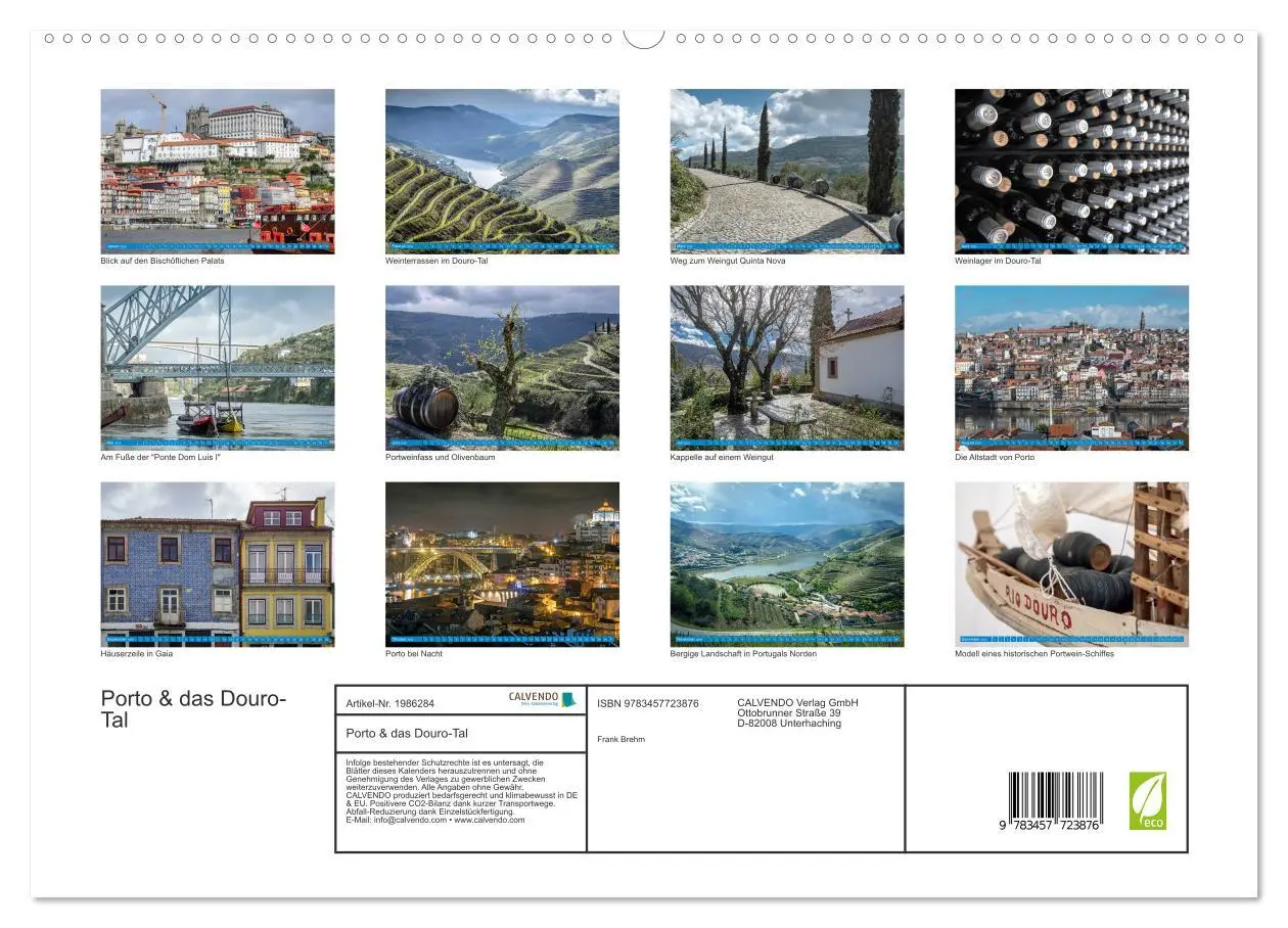 Bild: 9783457723876 | Porto &amp; das Douro-Tal (hochwertiger Premium Wandkalender 2026 DIN...