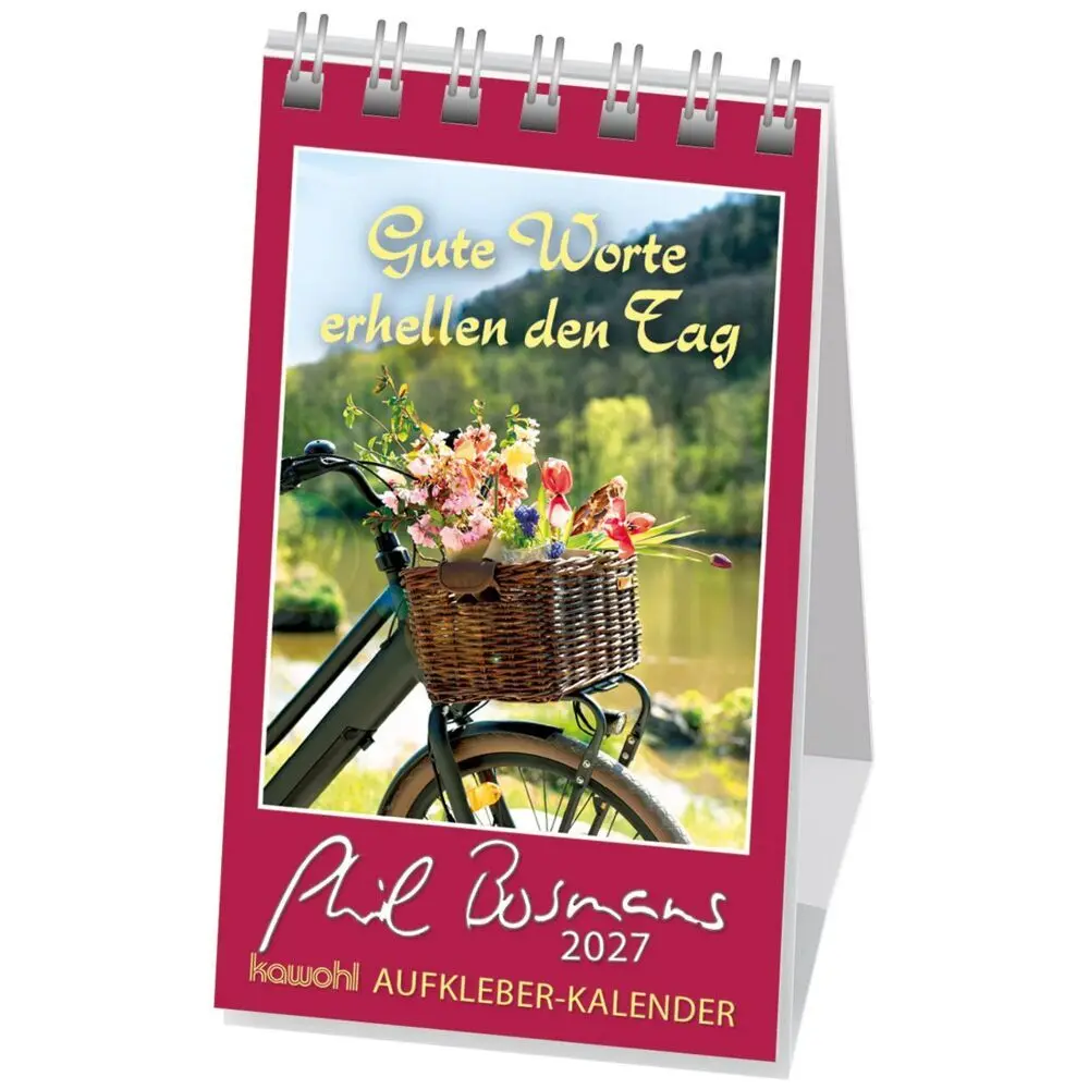 Cover: 9783754893876 | Gute Worte erhellen den Tag 2027 | Mini-Aufkleber-Kalender | Bosmans