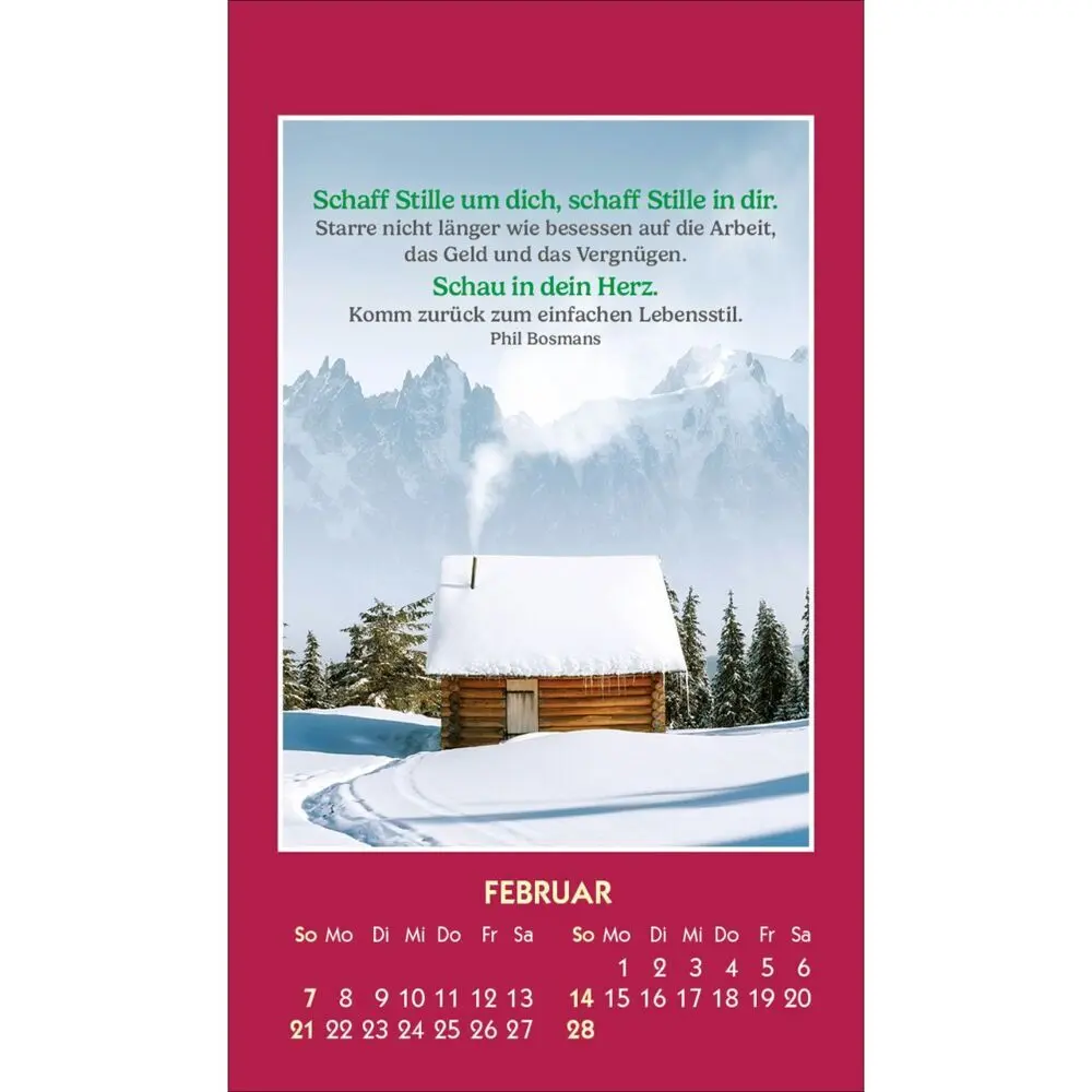 Bild: 9783754893876 | Gute Worte erhellen den Tag 2027 | Mini-Aufkleber-Kalender | Bosmans
