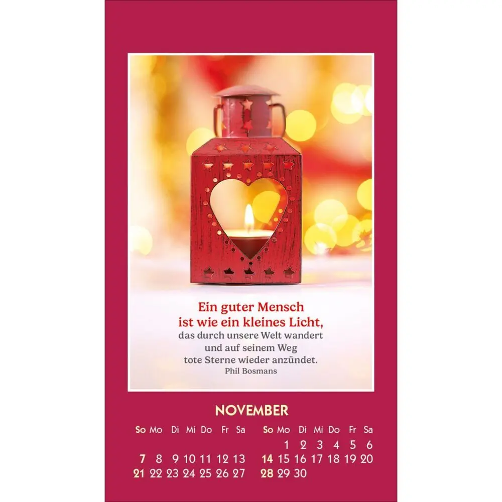 Bild: 9783754893876 | Gute Worte erhellen den Tag 2027 | Mini-Aufkleber-Kalender | Bosmans