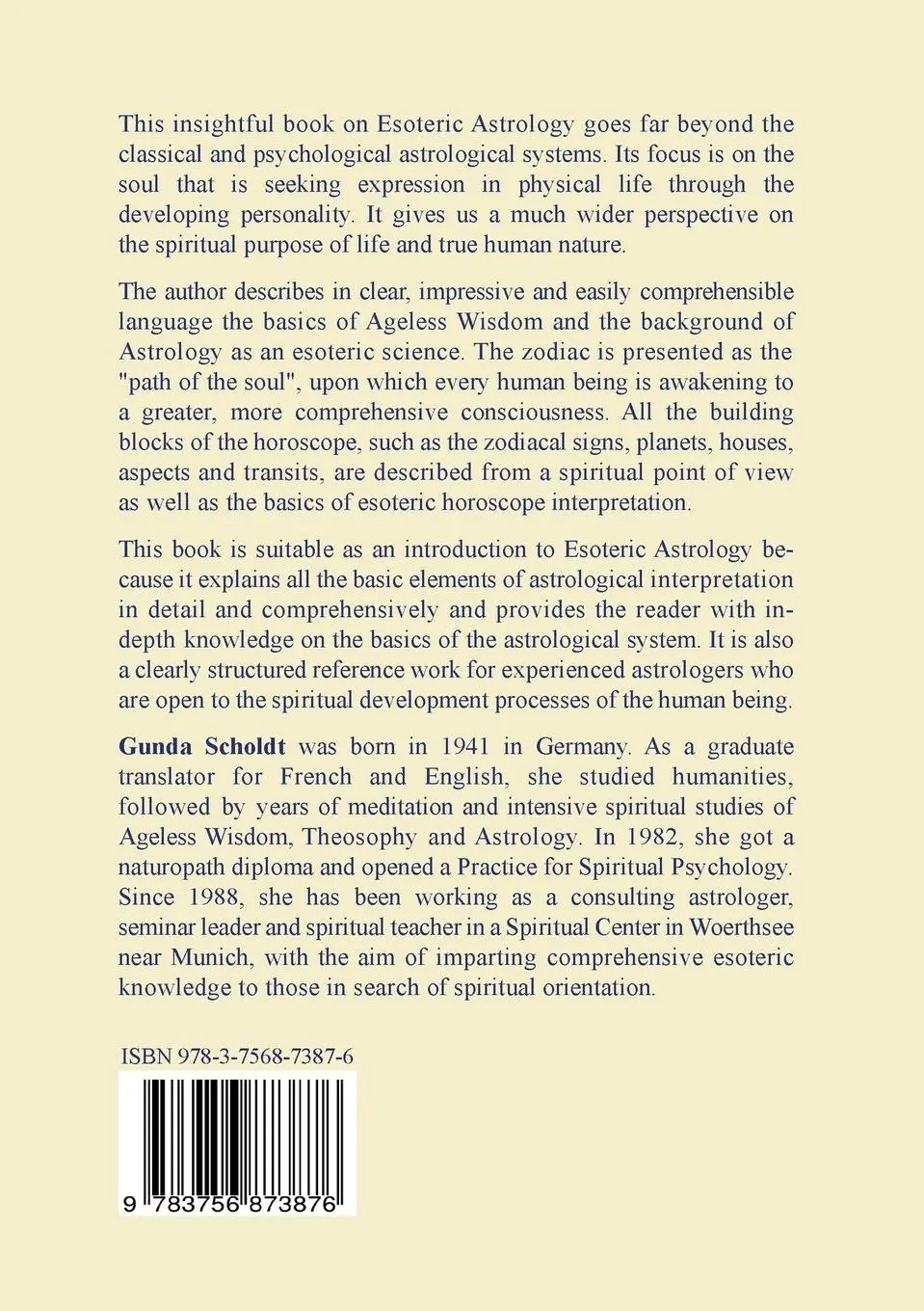 Rückseite: 9783756873876 | Esoteric Astrology | The Practice Book | Gunda Scholdt | Taschenbuch