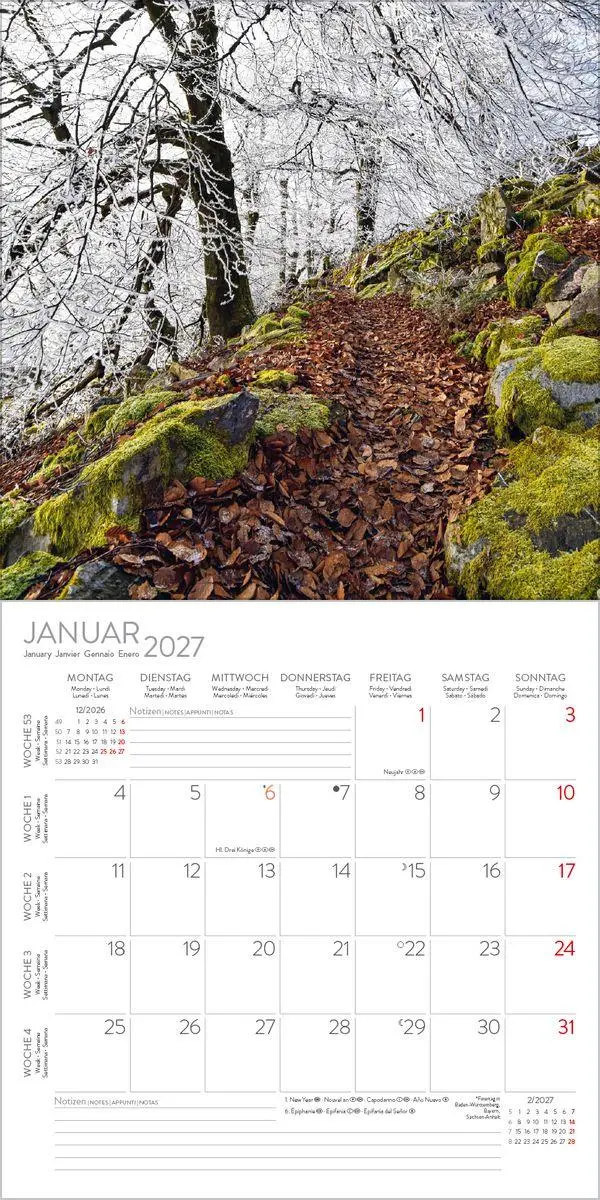 Bild: 9783819303876 | Traumwege 2027 | Verlag Korsch | Kalender | 13 S. | Deutsch | 2027