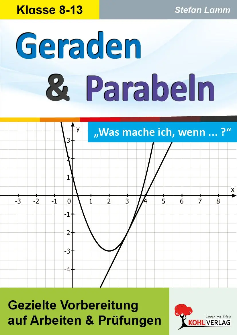 Cover: 9783960403876 | Geraden &amp; Parabeln | Was mache ich, wenn ... ? | Stefan Lamm | Buch