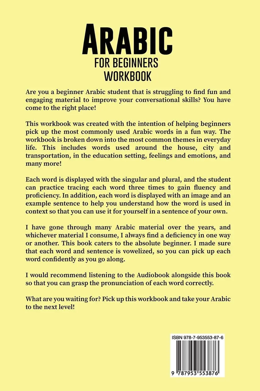 Rückseite: 9787953553876 | Arabic For Beginners Workbook | Ibrahim Musa | Taschenbuch | Englisch