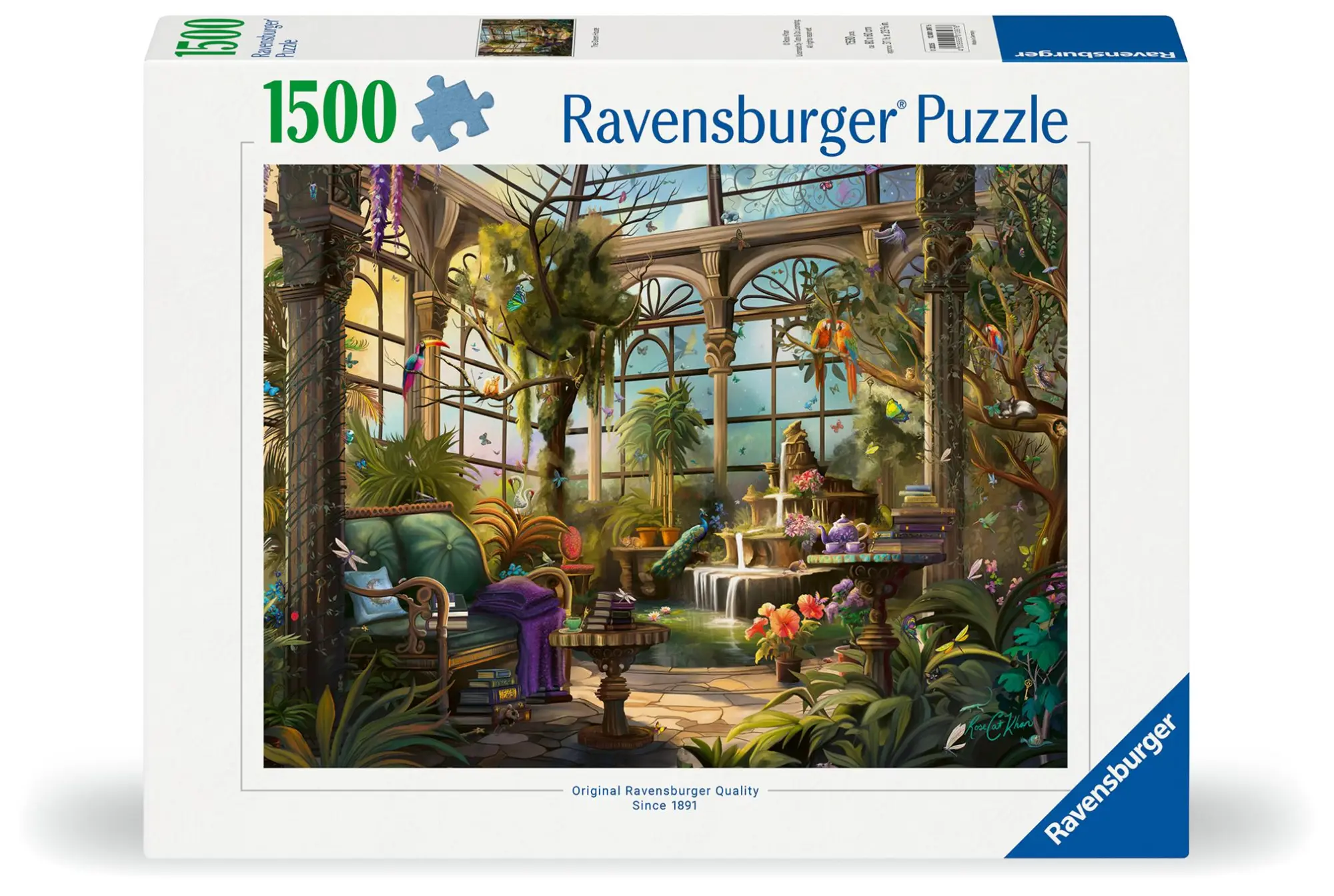 Cover: 4005555013976 | Erwachsenenpuzzle 1500 Teile - Das grüne Haus | Spiel | 12001397