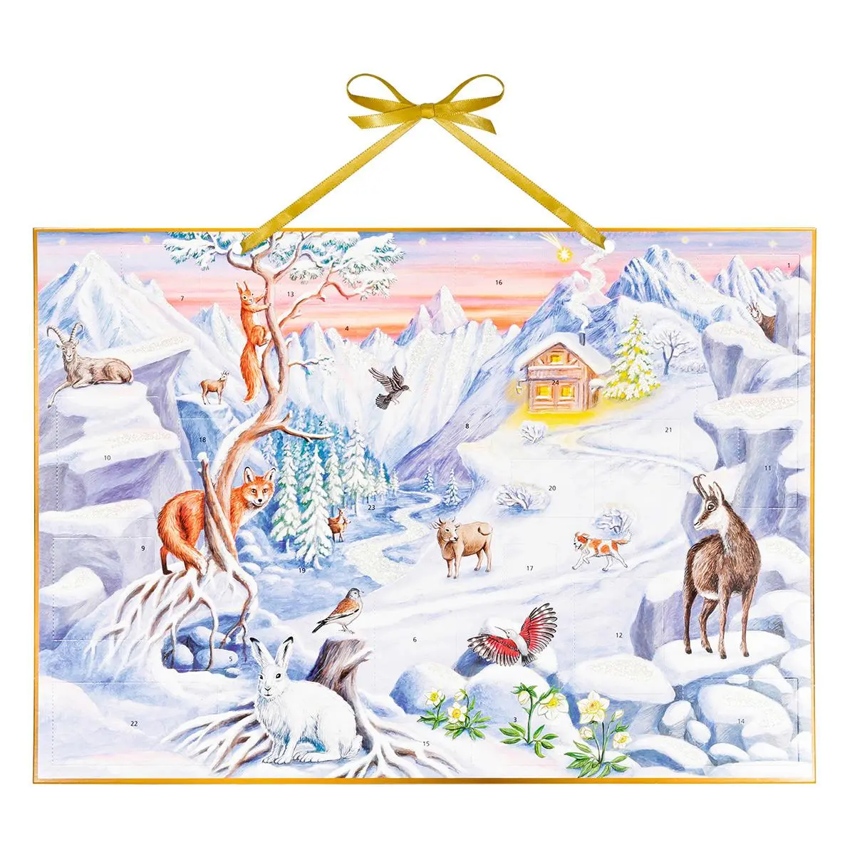Cover: 4260653743976 | Adventskalender 'Unsere Tiere in den Alpen' | Kalender | Deutsch