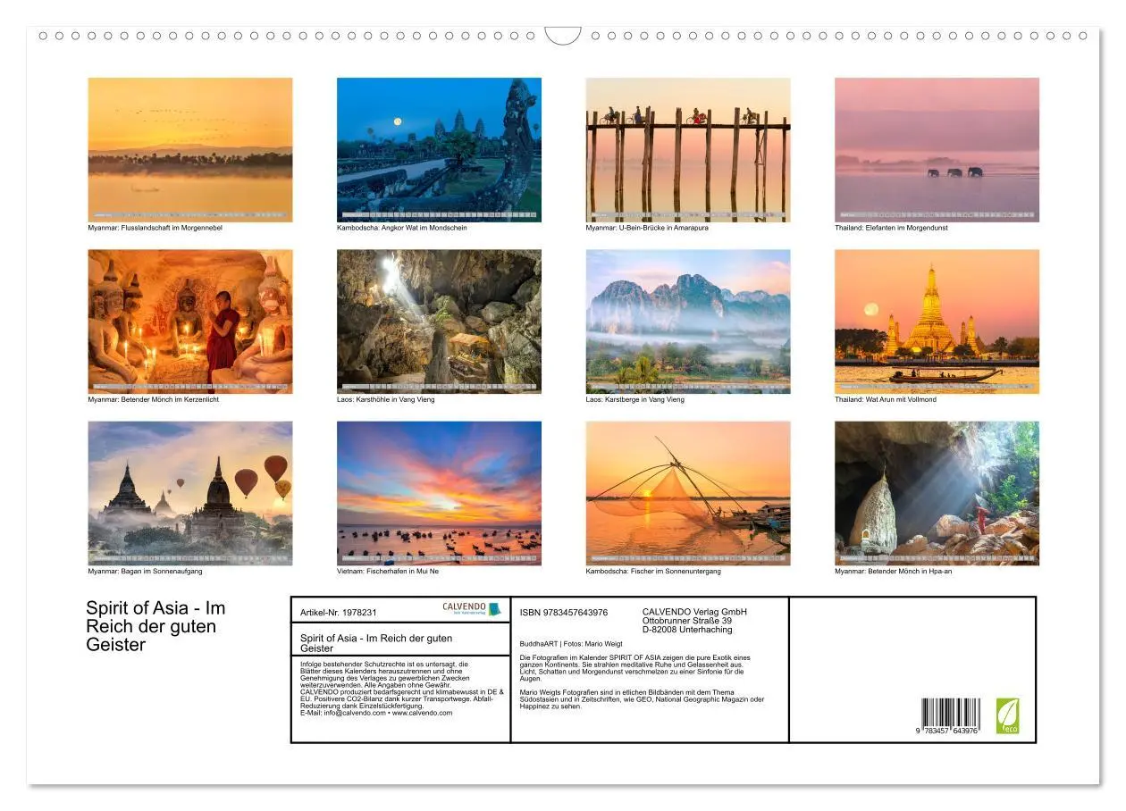 Bild: 9783457643976 | Spirit of Asia - Im Reich der guten Geister (Wandkalender 2026 DIN...