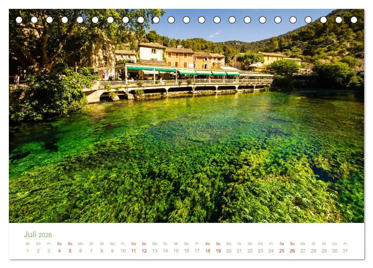 Bild: 9783457883976 | Malerisches Frankreich (Tischkalender 2026 DIN A5 quer), CALVENDO...