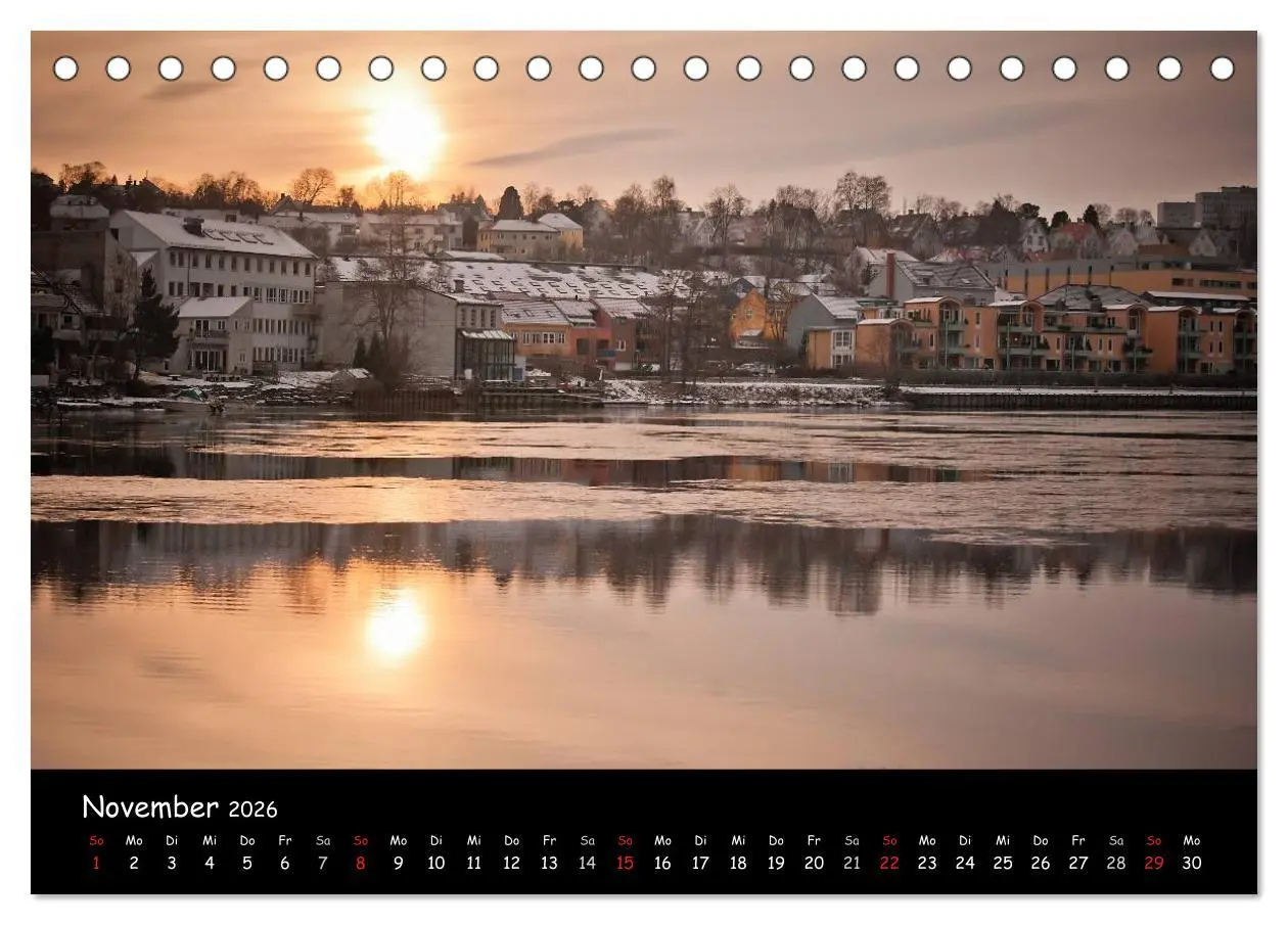Bild: 9783516113976 | Norwegen (Tischkalender 2026 DIN A5 quer), CALVENDO Monatskalender