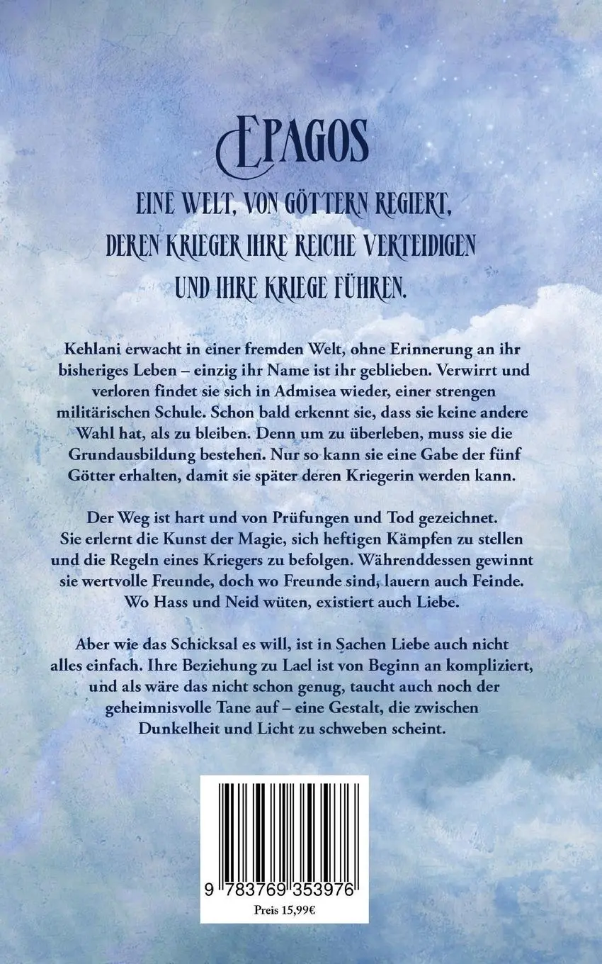 Rückseite: 9783769353976 | Die Gaben der Fünf | Admisea (Band 1 der New Adult-Fantasy-Reihe)