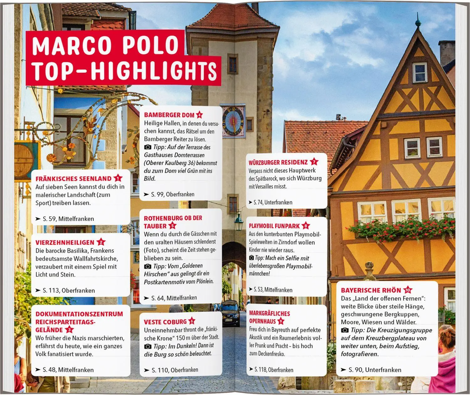 Bild: 9783829743976 | MARCO POLO Reiseführer Franken, Nürnberg, Würzburg, Bamberg | Luck