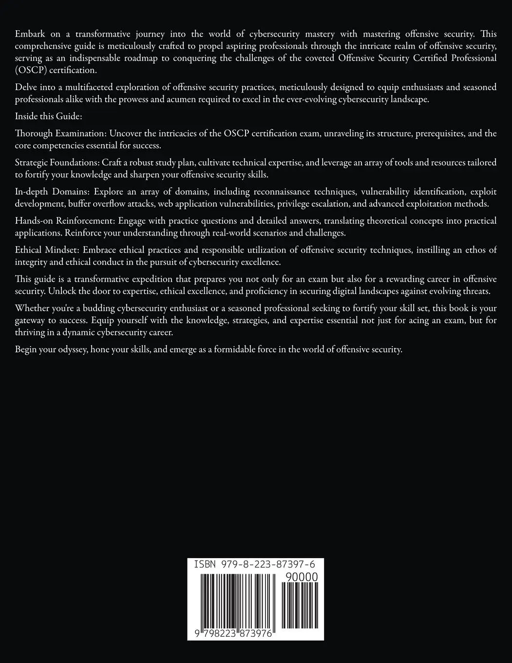 Rückseite: 9798223873976 | OSCP Offensive Security Certified Professional Practice Tests With...
