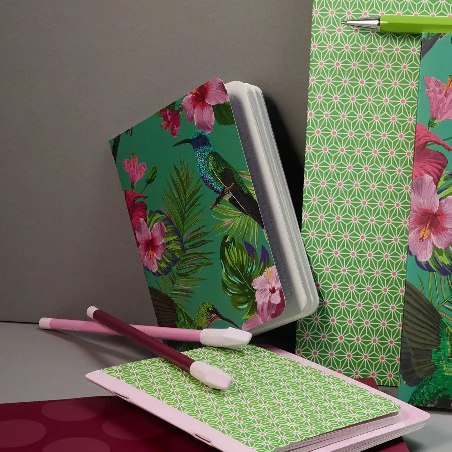 Bild: 4048809024076 | Heft A6 kariert, Flower Bird | 2020 | CEDON MuseumsShops