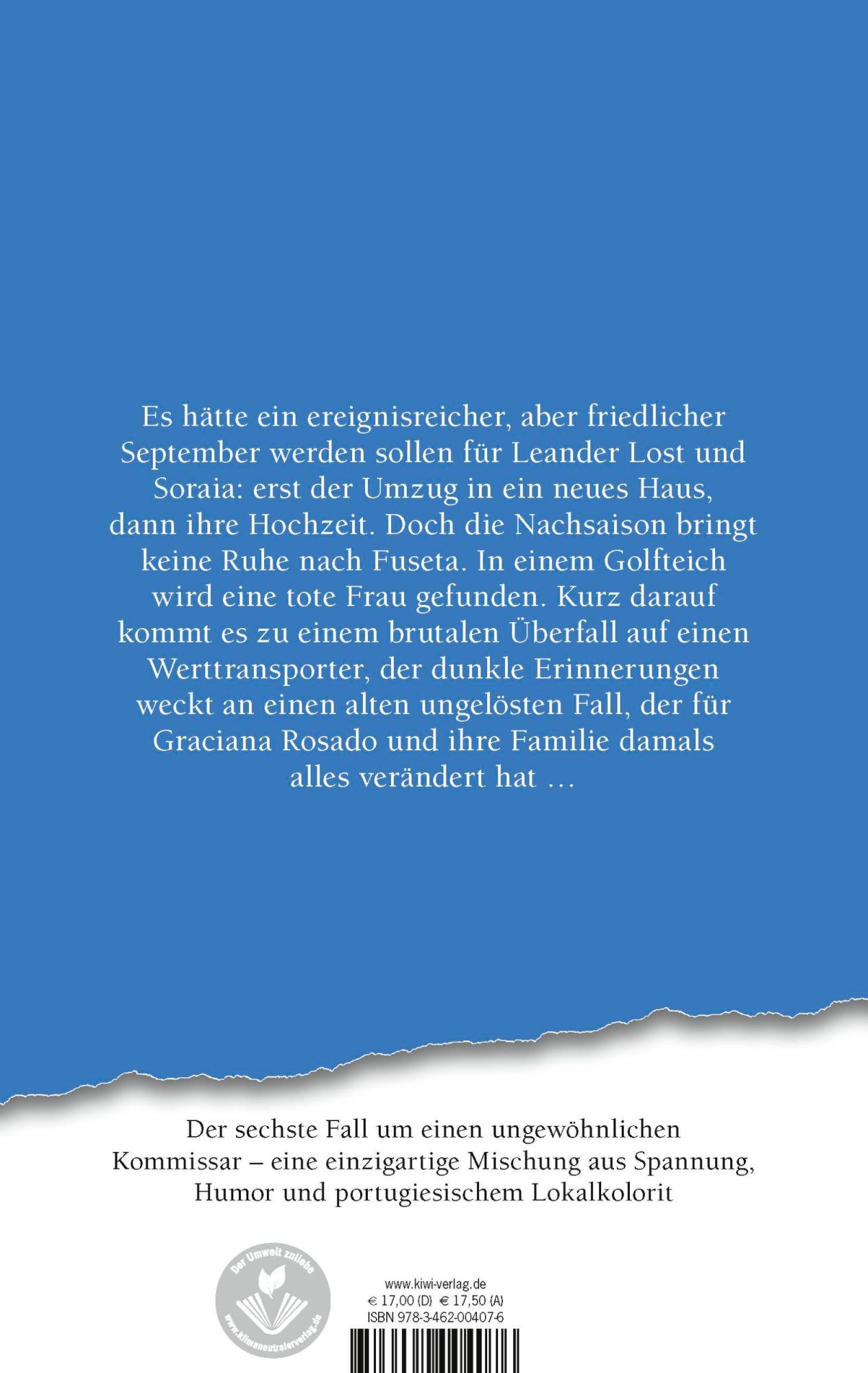 Rückseite: 9783462004076 | Dunkle Verbindungen | Lost in Fuseta. Ein Portugal-Krimi | Gil Ribeiro