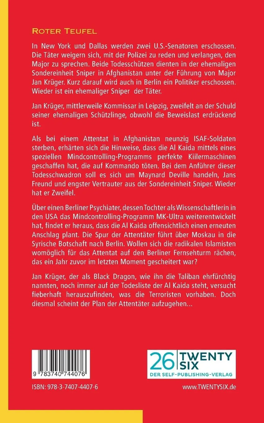 Rückseite: 9783740744076 | Roter Teufel | Joachim Krug | Taschenbuch | 660 S. | Deutsch | 2018
