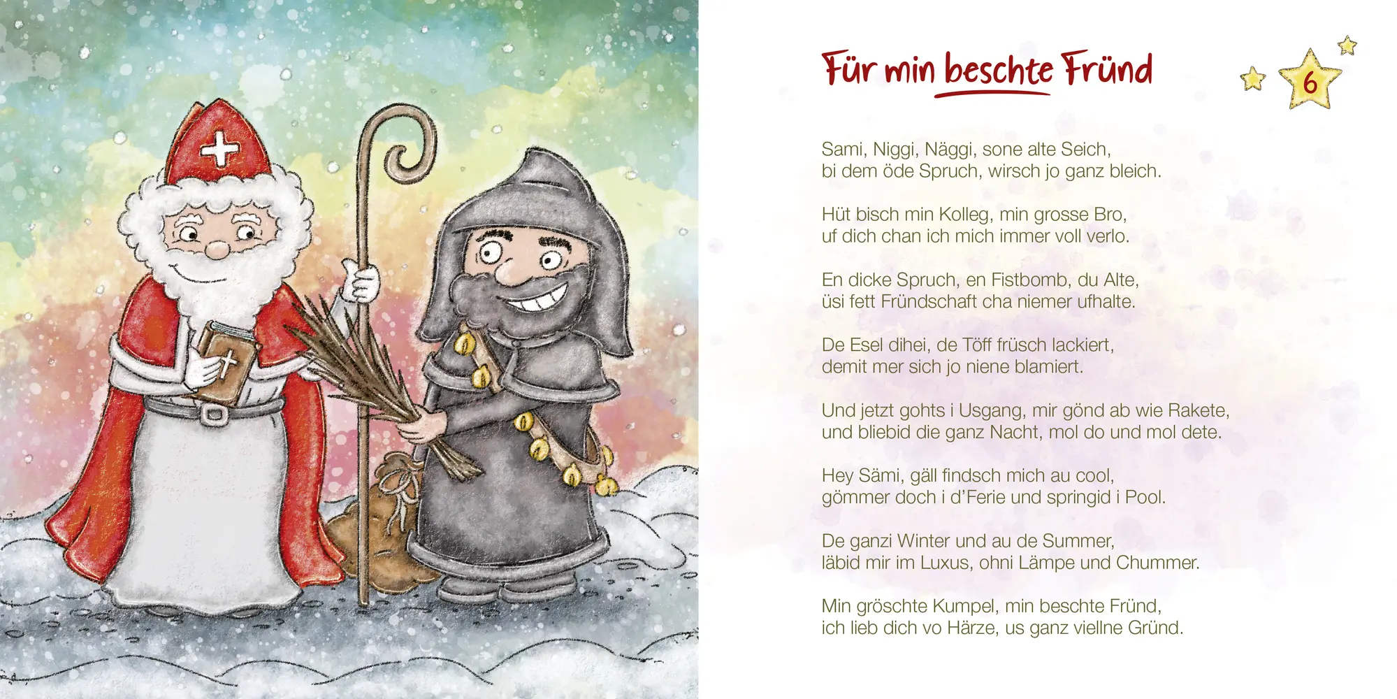 Bild: 9783906234076 | Schwiizer Wiehnachts-Versli | Jacqueline Kauer (u. a.) | Buch | 44 S.